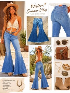 BOOT BARN Shyanne Ripped High Rise Flare Jeans